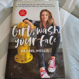 Hardback book.Girl wash your face